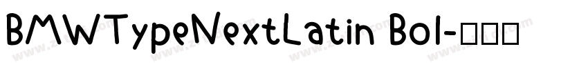 BMWTypeNextLatin Bol字体转换